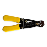 Pince à dénuder à ressort Mastercraft, calibre 10 à 24 AWG, jaune Front_Flat