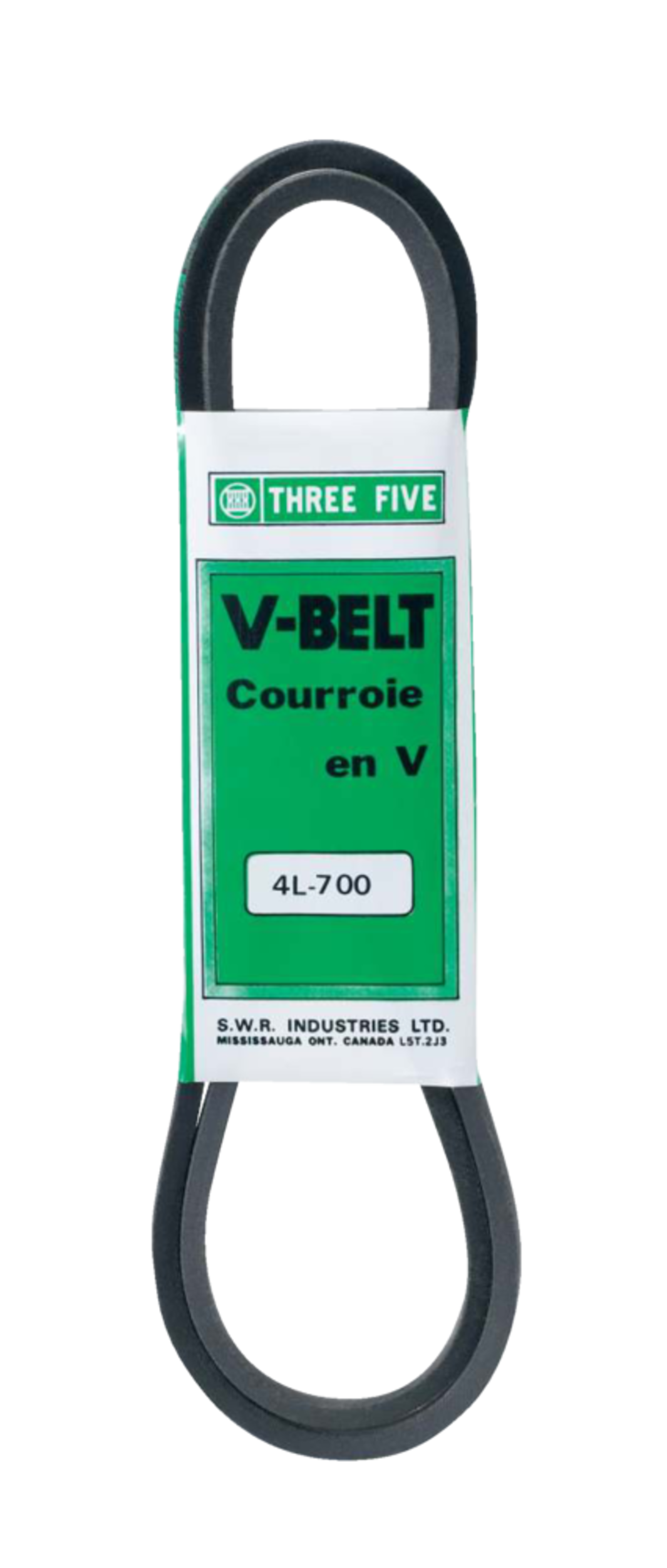 Innoda LightDuty Fractional Horsepower (FHP) Utility VBelt, Black