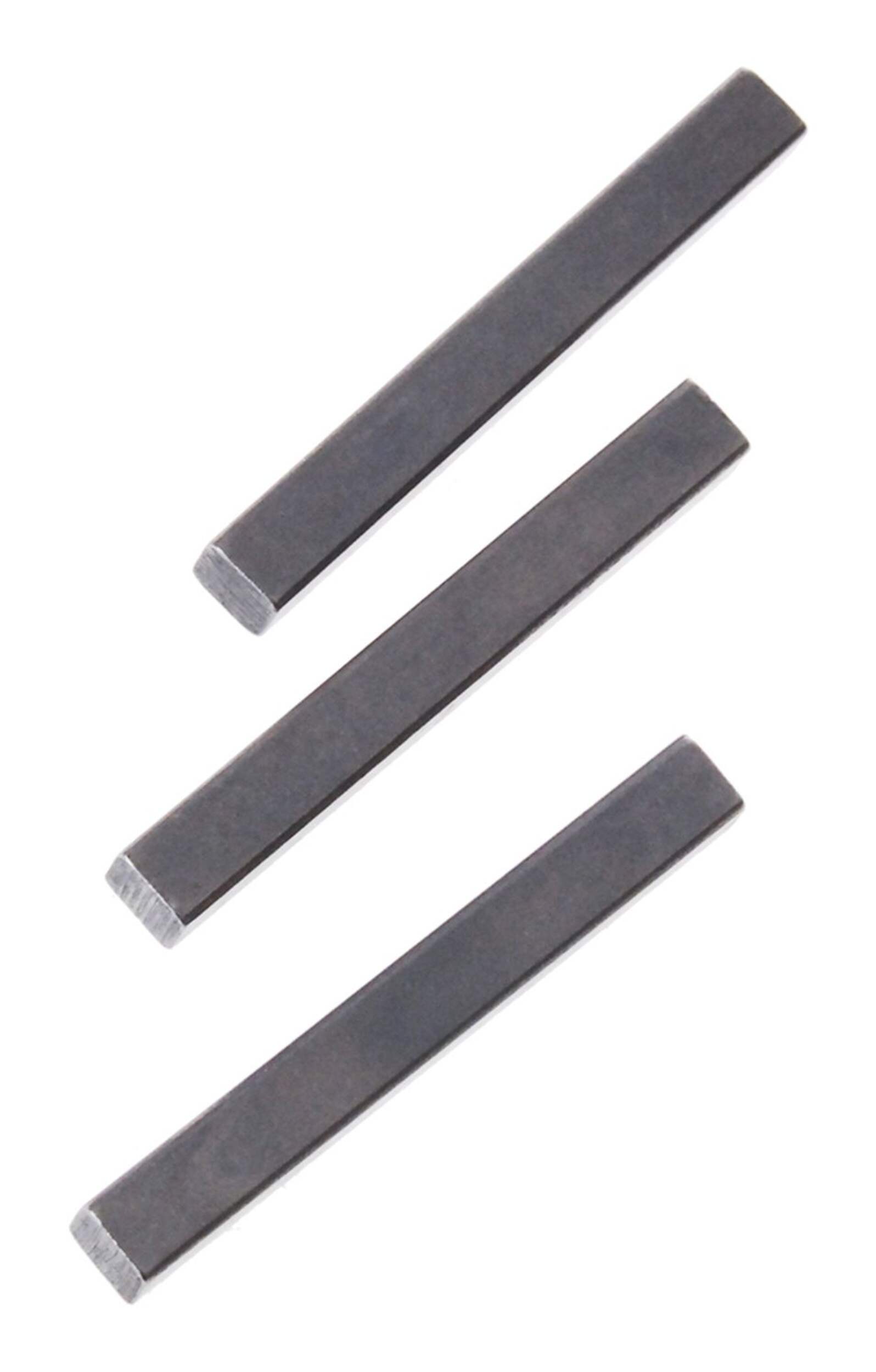 Innoda Square Machine Keys, Carbon Steel, 1/4-in, 3-pk Composite_or_Mixed