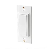 Interrupteur intelligent complémentaire Wi-Fi Leviton DAWSC-742 Decora Anywhere, blanc Front_Angled_Left