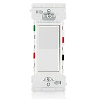 Leviton Decora Edge 15A 3-Way Switch, White Front_Flat