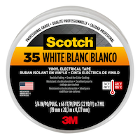Ruban isolant Scotch 3M, blanc