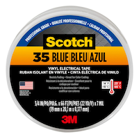 Scotch 3M Electrical Tape, Blue Overhead_Flat