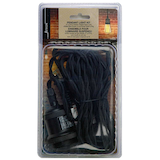 Atron Matte Black Pendant Light Cord Kit Front_Flat