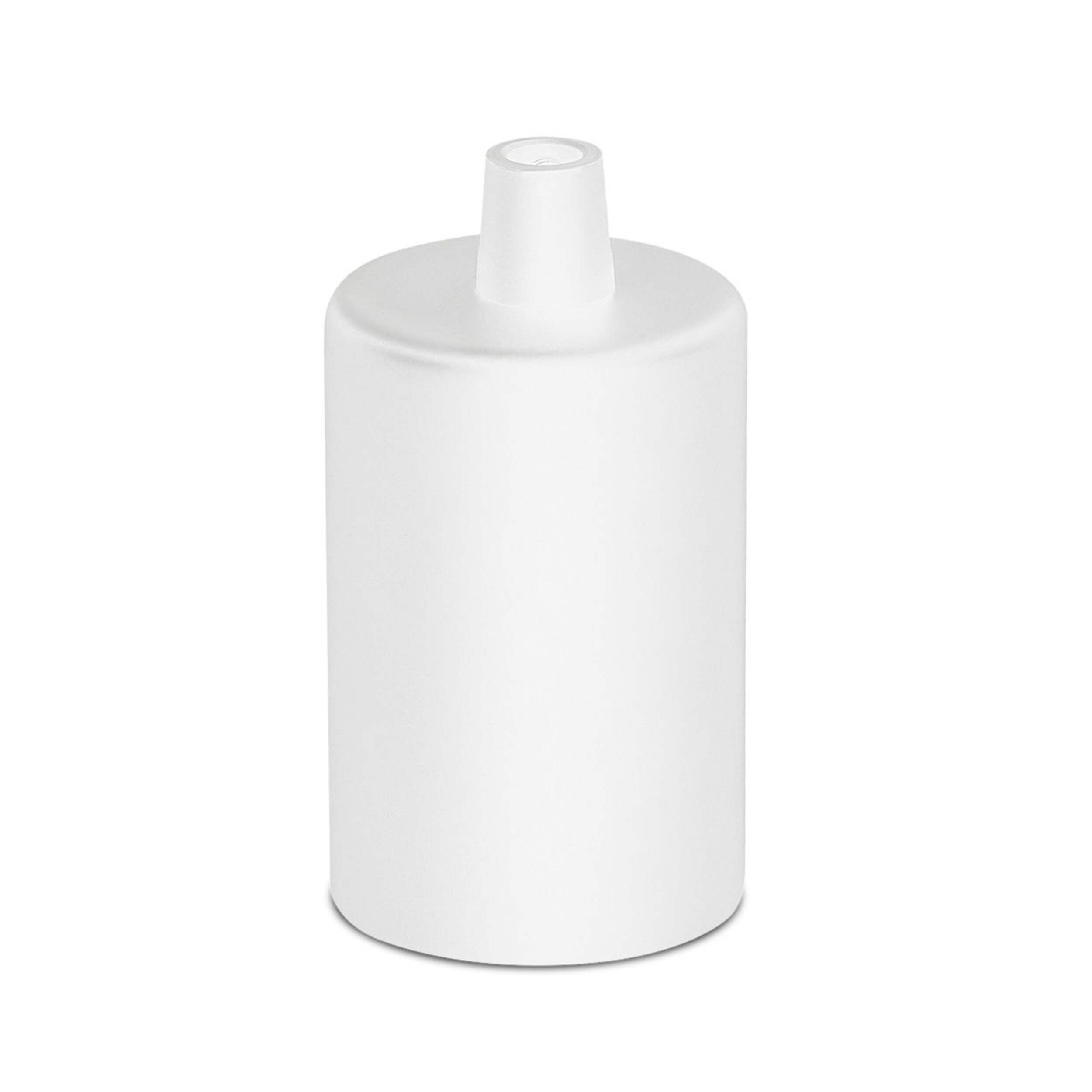 Globe Designer Socket, White Front_Elevated