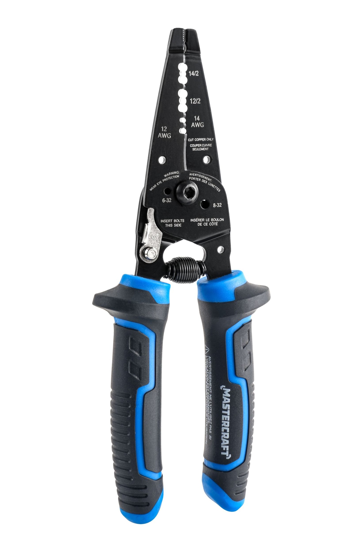 Pince à dénuder en fil métallique Mastercraft Front_Angled_Right