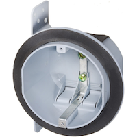 Vista Plastic Octagon Box with Vapour Barrier Front_Angled_Left