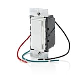 Gradateur intelligent Leviton Decora No Neutral, 600 W Front_Angled_Left