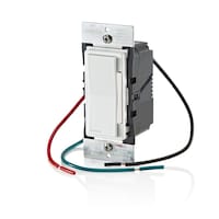 Leviton Decora Smart No-Neutral 600W Dimmer Front_Angled_Left