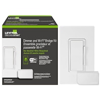 Leviton Decora Smart No-Neutral Dimmer/Bridge Kit Front_Elevated