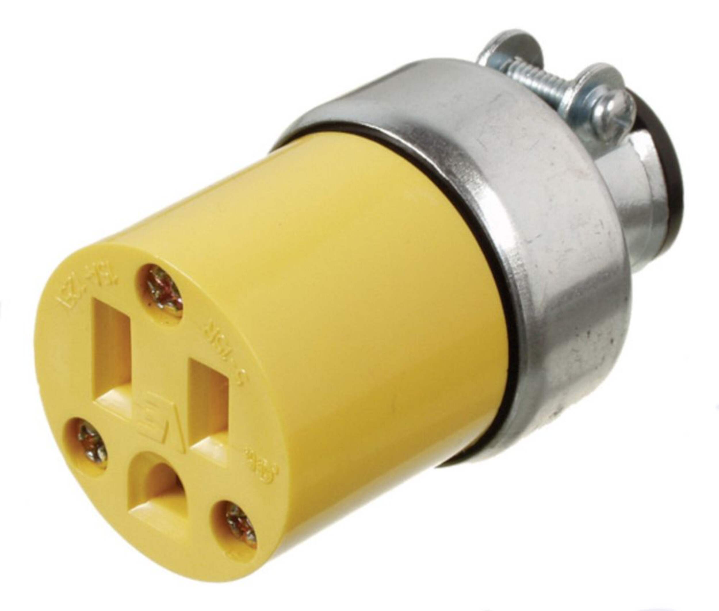 Vista 15A/125V Armoured Connector Front_Angled_Left