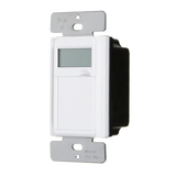 Electrimart Digital Wall Timer, White Front_Angled_Left