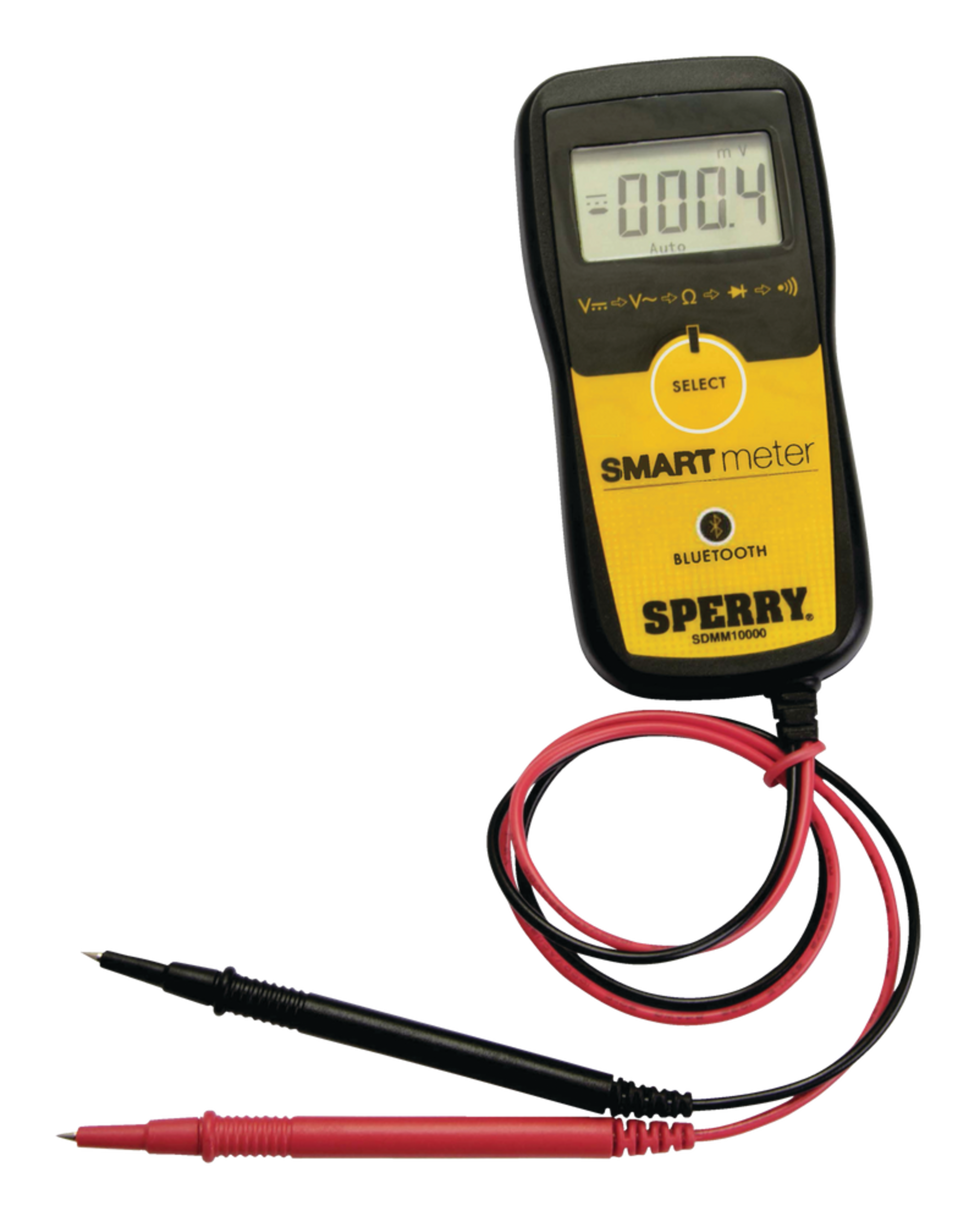 Sperry SDMM10000R Multi-Use Smart Digital Multi-Meter with Bluetooth Function Front_Angled_Right