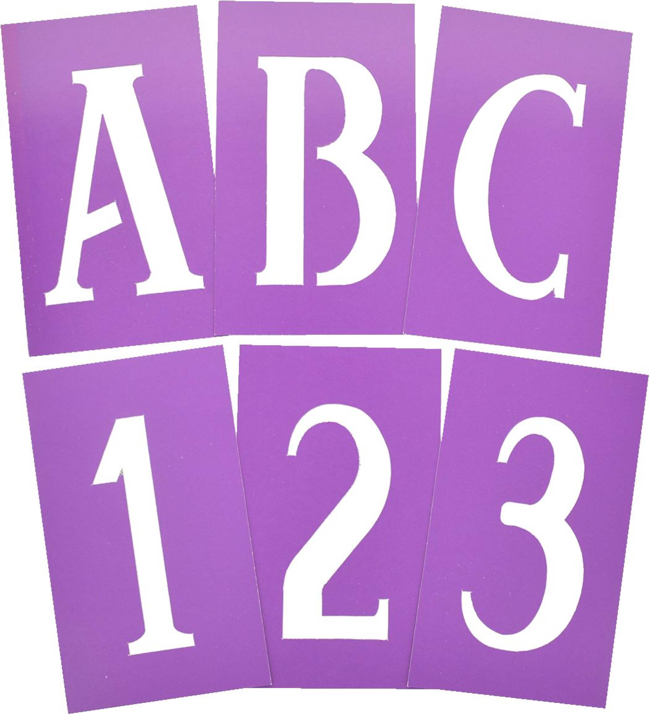 Hillman Decorative Serifs Stencil Pack, 6-in Front_Flat