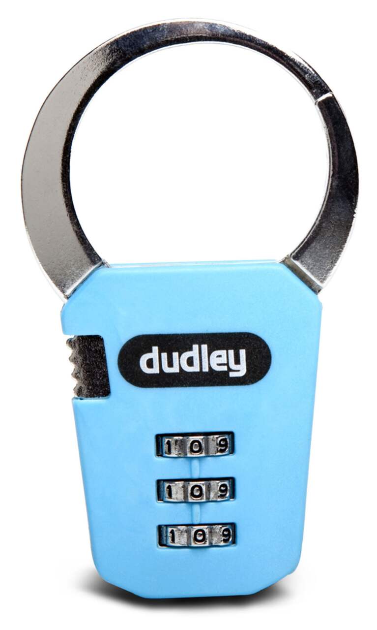 Cadenas de sac à dos à combinaison numérique 3 chiffres réinitialisable  Dudley, 48 mm de largeur, choix de couleurs