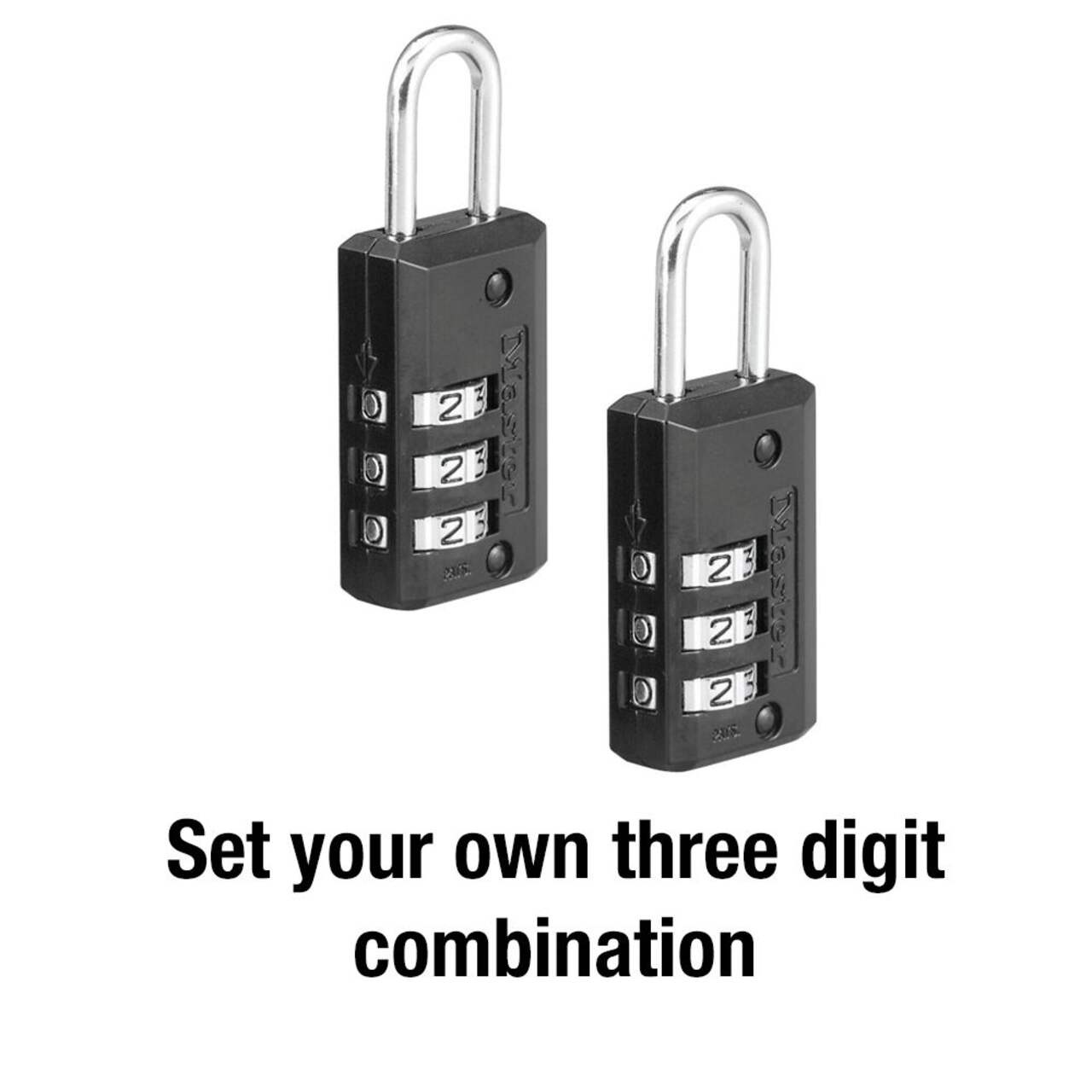 How to Reset the Combination to a 3 Digit Master Lock 