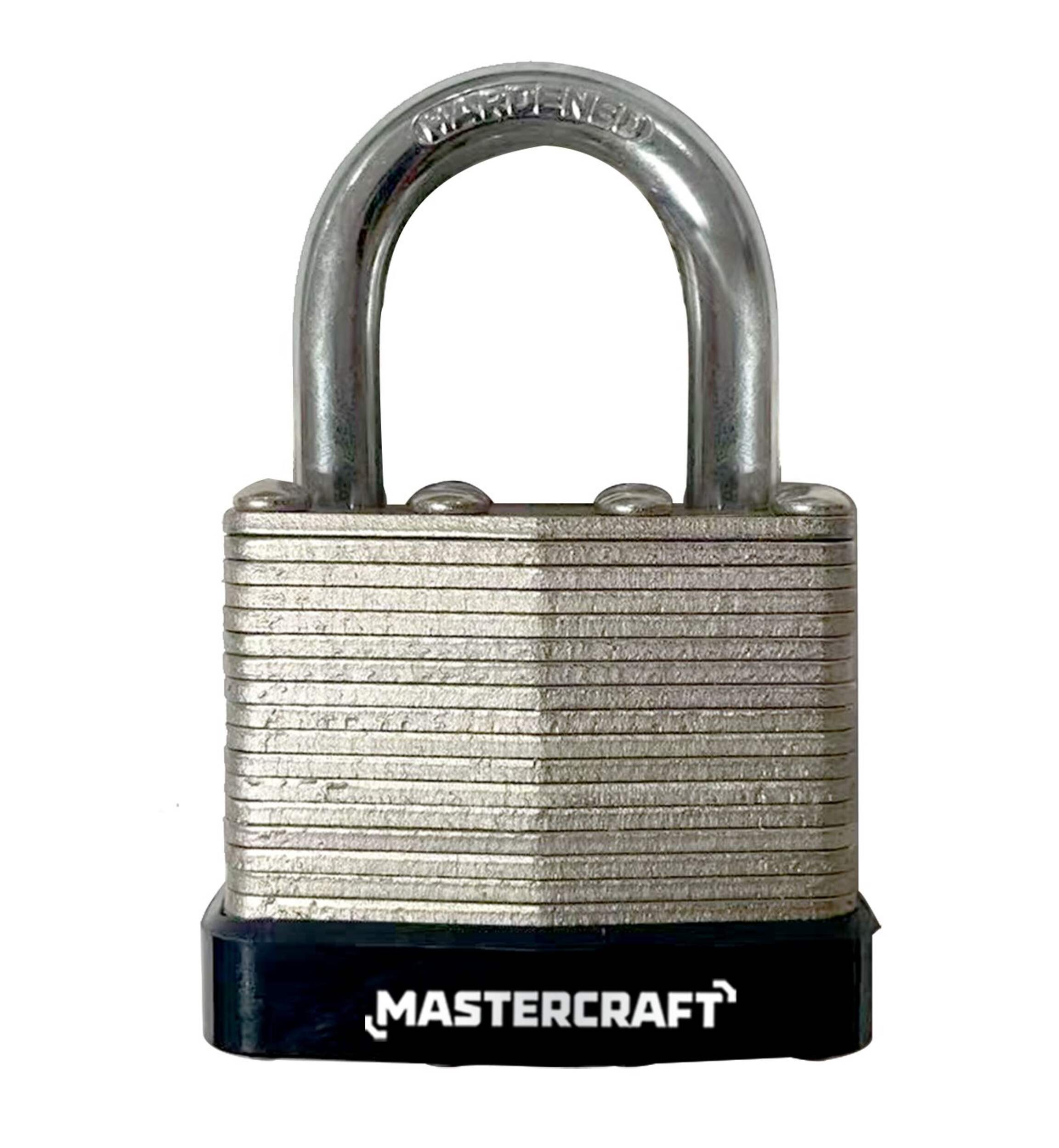 Cadenas en acier laminé Mastercraft, 40 mm Front_Flat