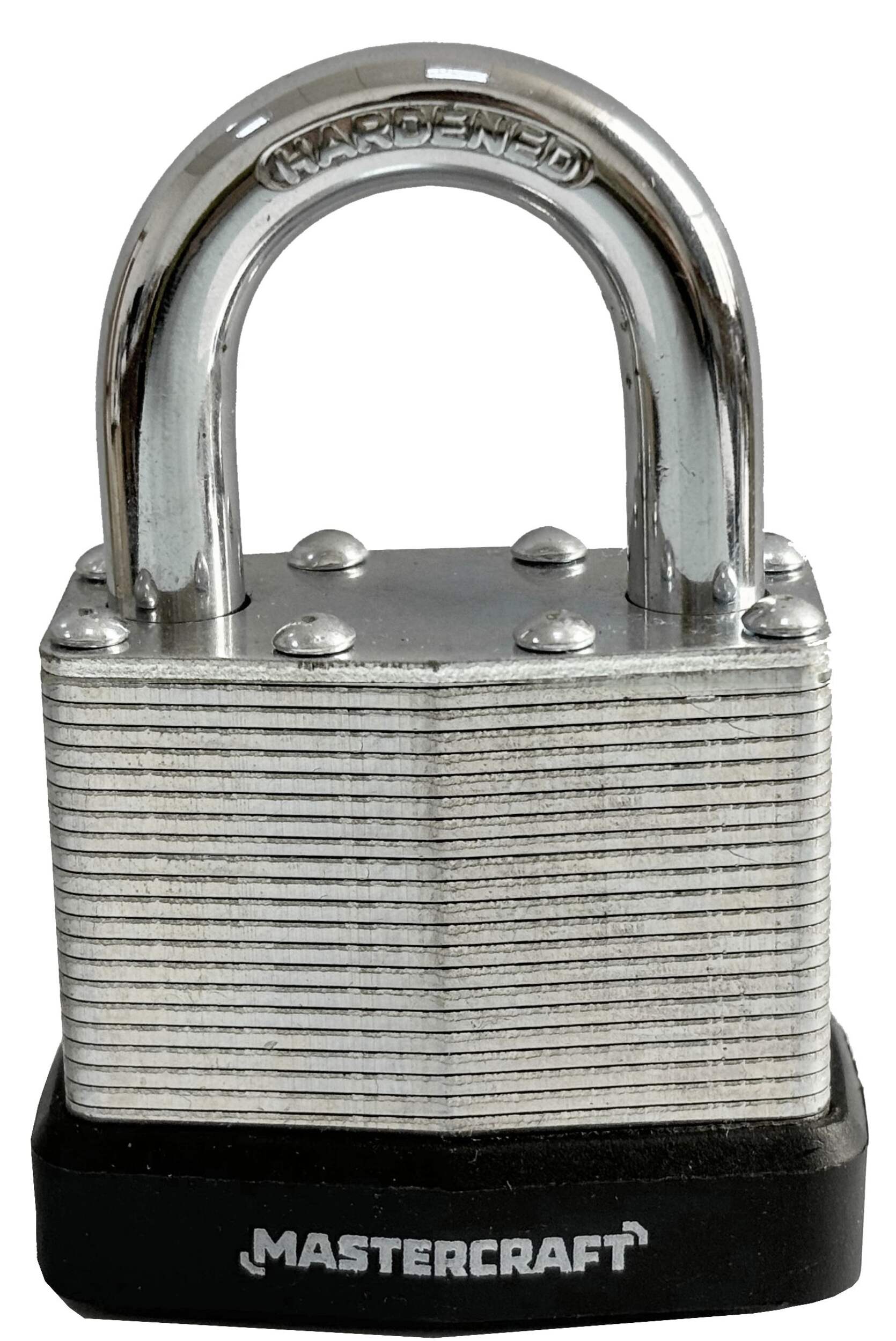 Mastercraft 50 mm  Laminated Steel Padlock Front_Flat