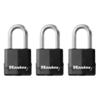 Cadenas à combinaison numérique à 3 chiffres préréglé Master Lock, 48 mm de  largeur, argent