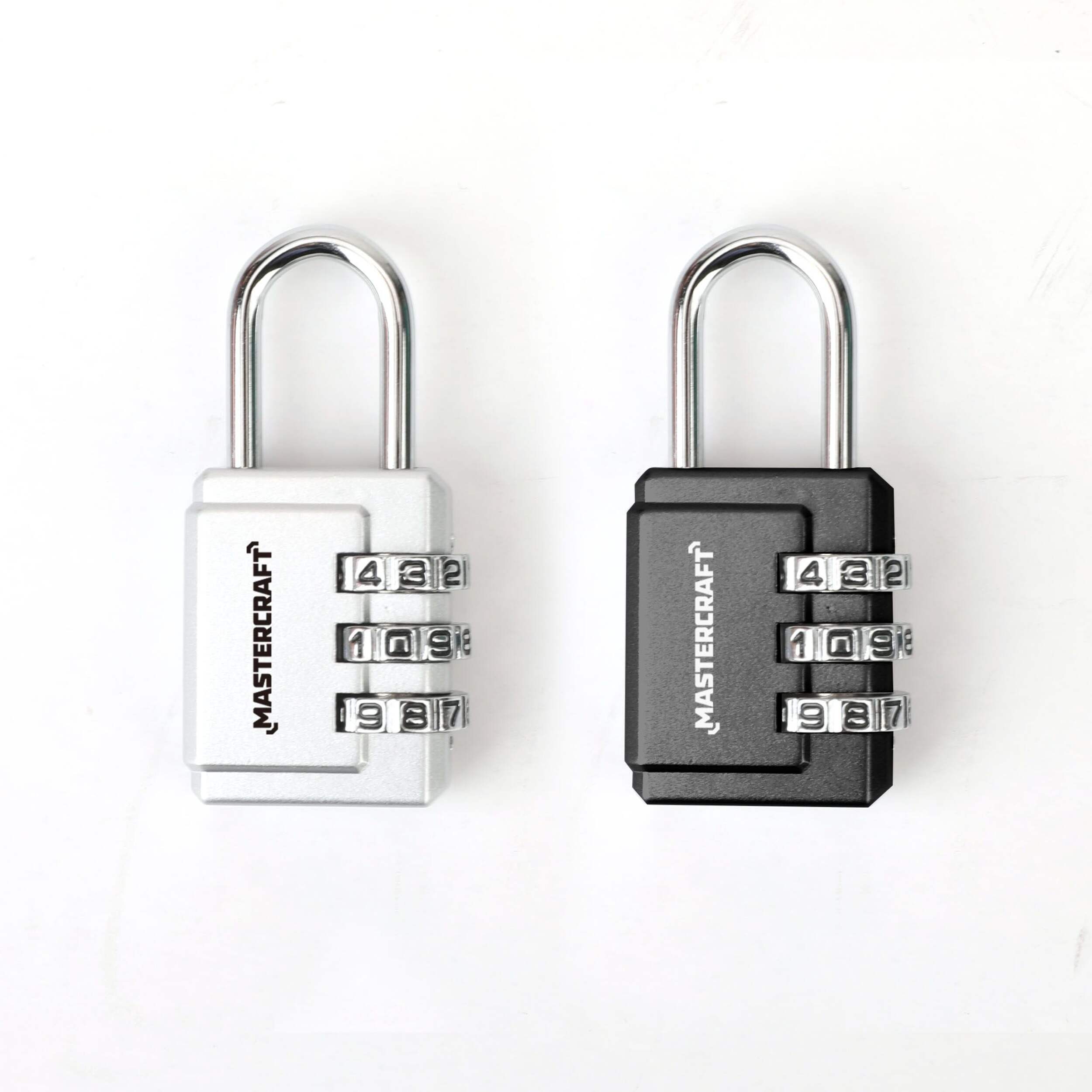 Mastercraft Resettable Combination Luggage Lock, 2-pc Front_Flat