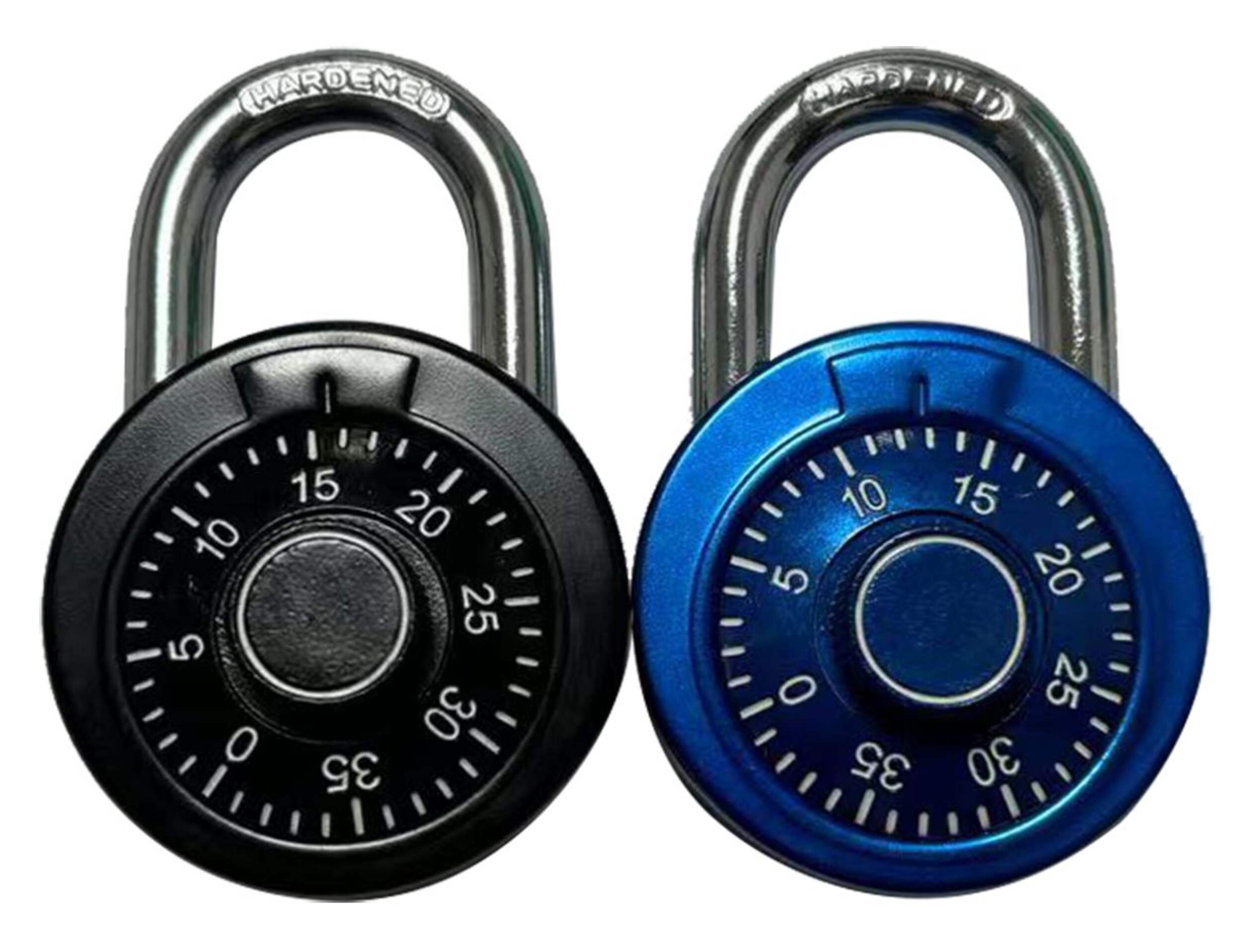 Cadenas à combinaison numérique Garrison, 48 mm, 2 pièces Front_Flat