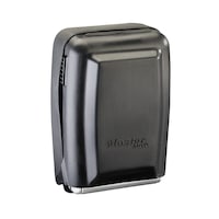 Coffret à support mural à cadenas à boutons-pressoir pour clés avec combinaison réinitialisable large Master Lock, 79 mm, argent/noir