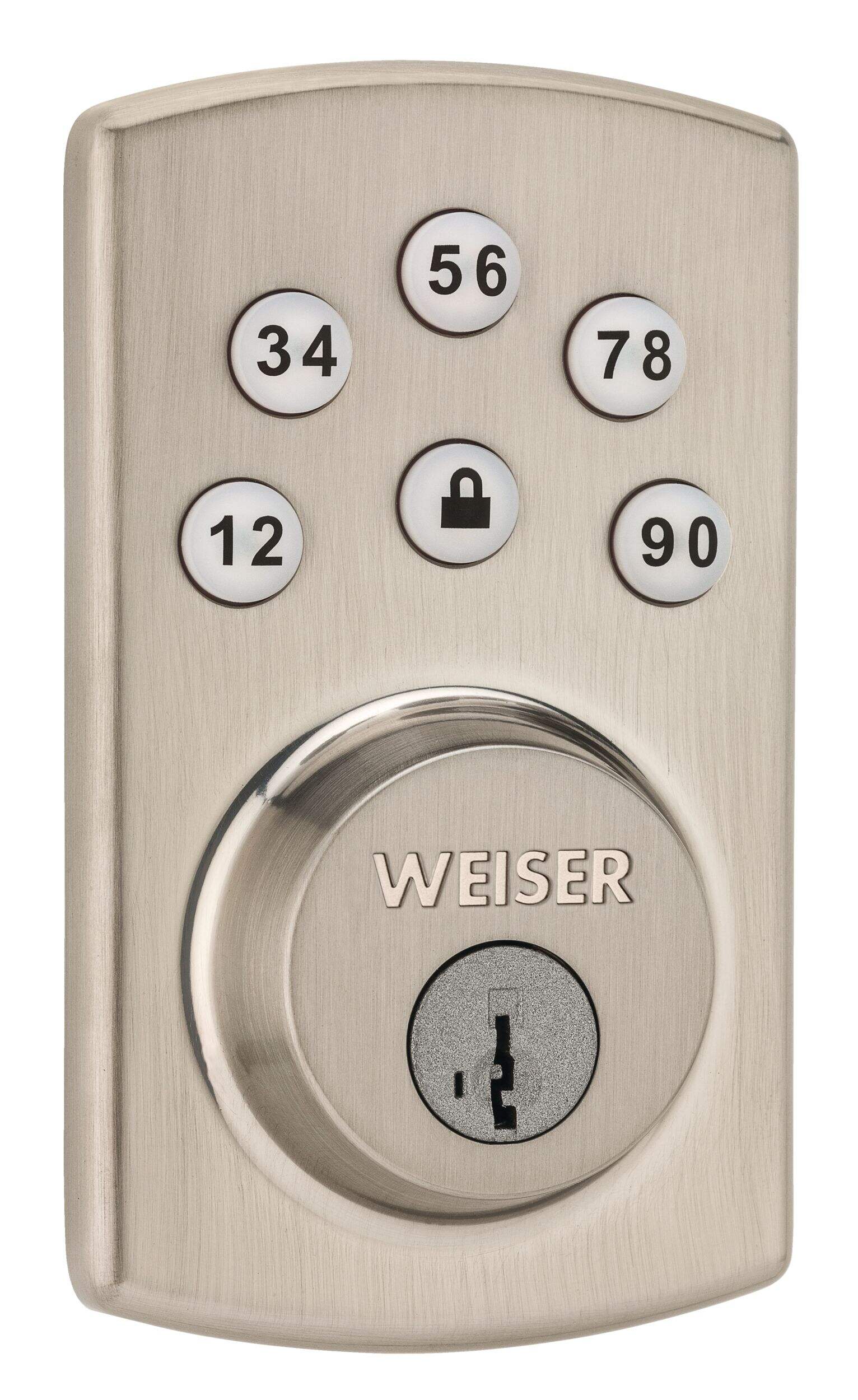 Weiser Powerbolt 2 Electronic Motorized Deadbolt Door Lock, Assorted