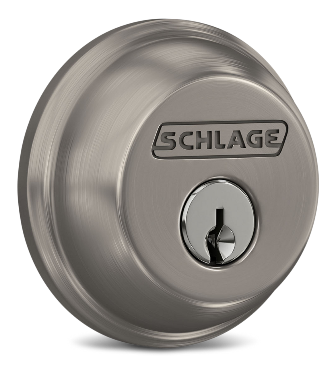 Schlage SCA80X26D Deadlatch Knob - Single Cylinder / Satin