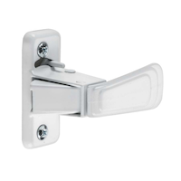 Ideal Security VP Door Pull Handle Set, White Front_Angled_Right