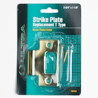 Gâche de rechange en T Ultra 58154, 2 3/4 x 1 1/8 po, laiton