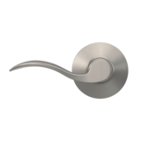 Schlage Accent Hall and Closet Passage Door Lever, Lifetime Warranty, Satin Nickel Front_Flat
