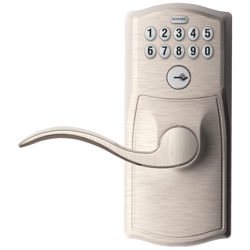 Schlage Electronic Lever, Satin Nickel Canadian Tire