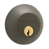 Schlage Single Cylinder Deadbolt, Aged Bronze