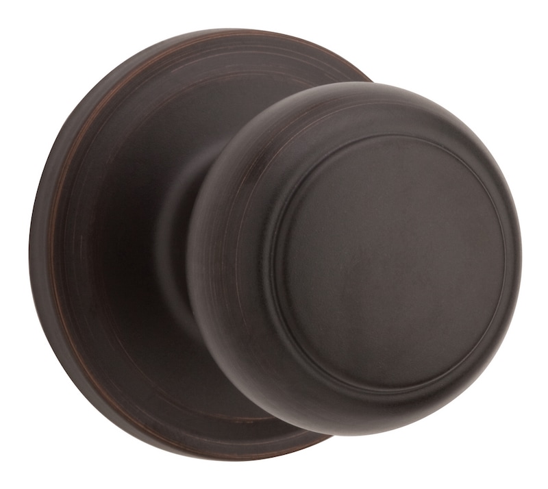 Weiser Hawthorne Grip Handle Set, Troy Door Knob & Deadbolt Lock Set