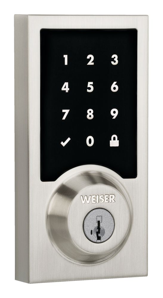 Camelot Electronic Deadbolt - Satin Nickel