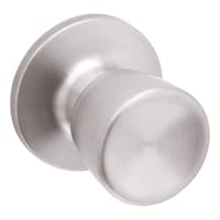 Poignée de porte de couloir tulipe Garrison, acier inoxydable Front_Angled_Right