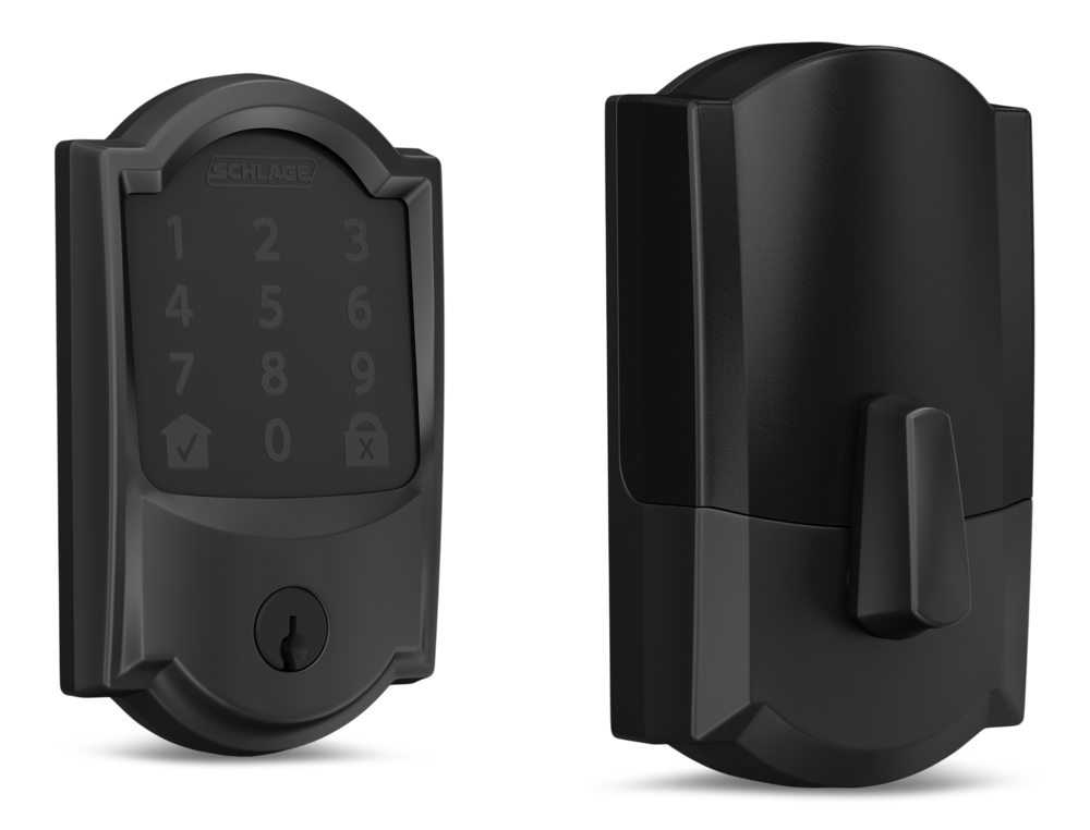 Schlage Encode Camelot Electronic Smart Touch-Screen Keypad Deadbolt Door  Lock, Matte Black Canadian Tire