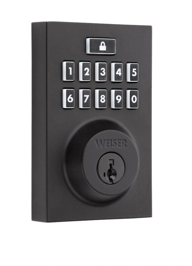 Weiser Smartcode 10 Contemporary Keypad Lock, Iron Black Canadian Tire