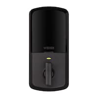 Serrure intelligente d'entrée à pêne dormant sans clé Wi-Fi Weiser Halo avec clavier tactile pour Alexa d'Amazon et Assistant Google, noir mat