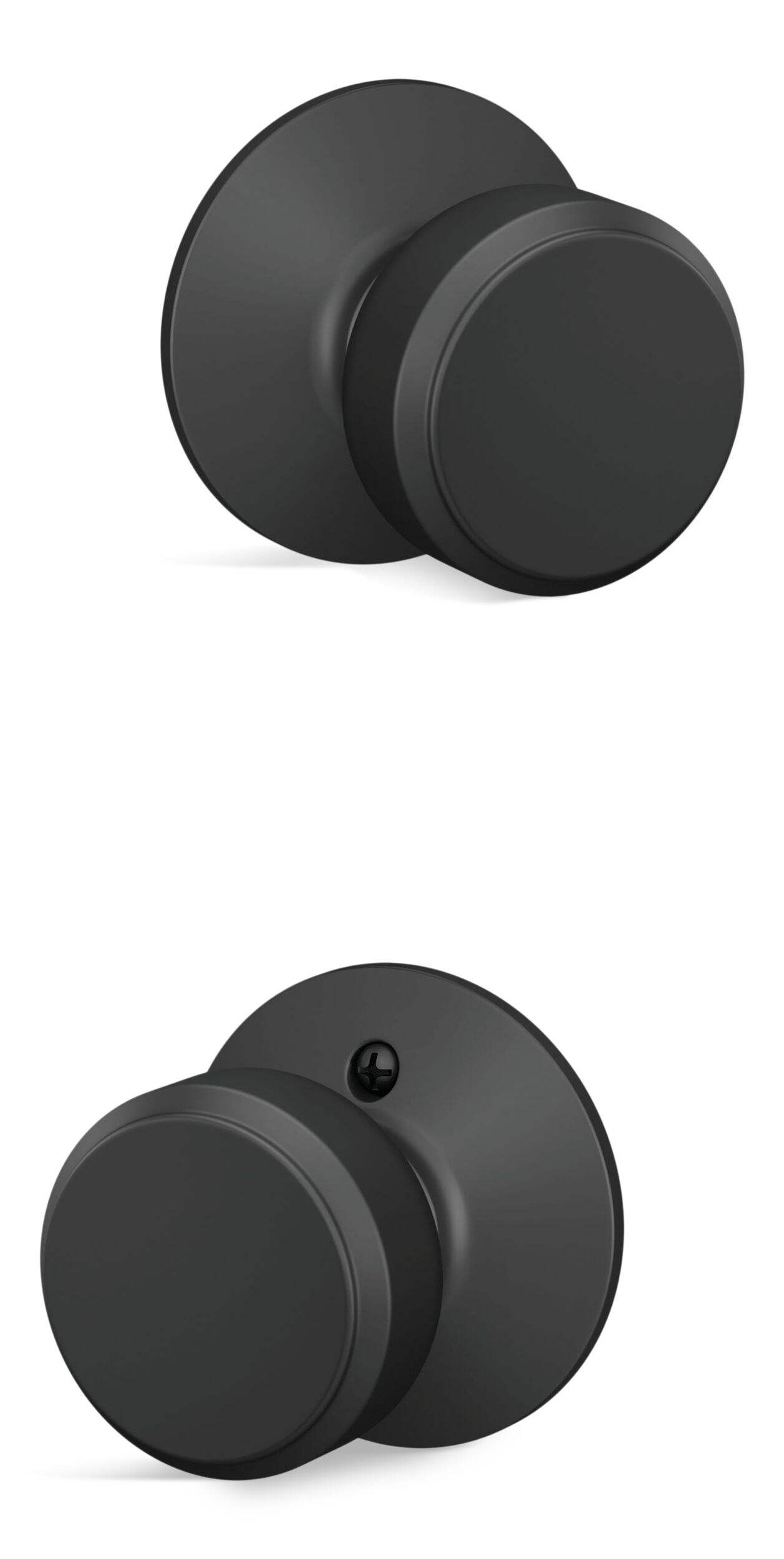 Poignée pour couloir et garde-robe Schlage Bowery, garantie à vie, noir mat Composite_or_Mixed