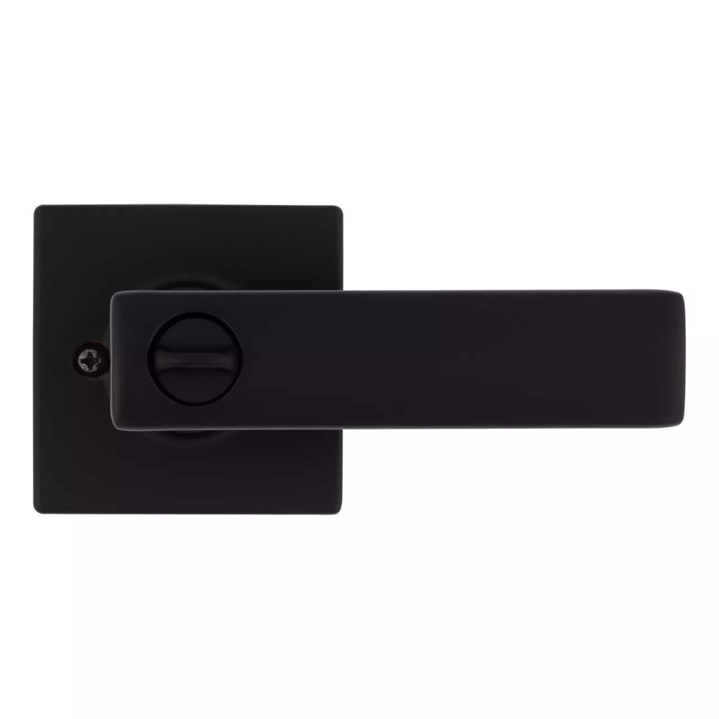 Weiser Breton Entry Keyed Door Lever Lock Set, Matte Black Canadian Tire