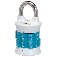 Master Lock Vertical Combo Padlock, 38-mm Front_Three_Fourths_Angled_Left