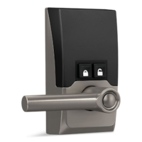 Schlage Encode Smart WiFi Latitude Lever with Century Trim, Rated AAA Security, Satin Nickel