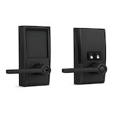 Schlage Encode Smart WiFi Latitude Lever with Century Trim, Rated AAA Security, Matte Black Composite_or_Mixed