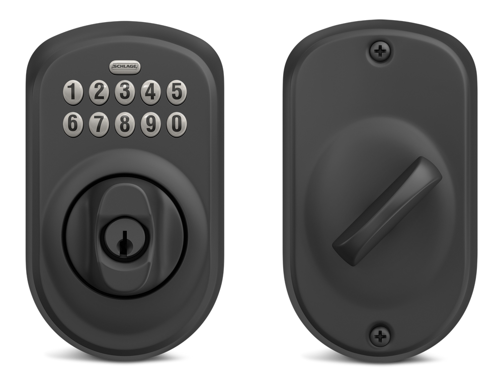 Schlage Plymouth Lighted Keypad Deadbolt Canadian Tire