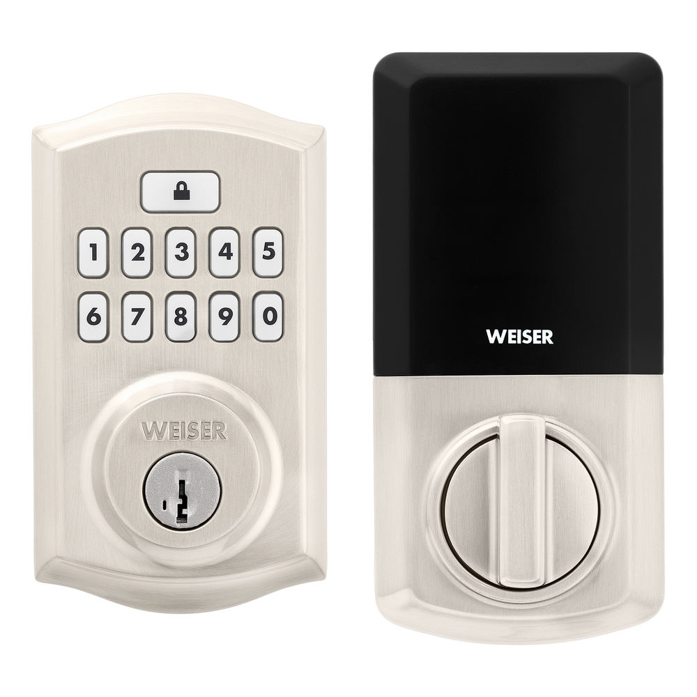 Weiser Smartcode Traditional Keypad Electronic Deadbolt Door Lock