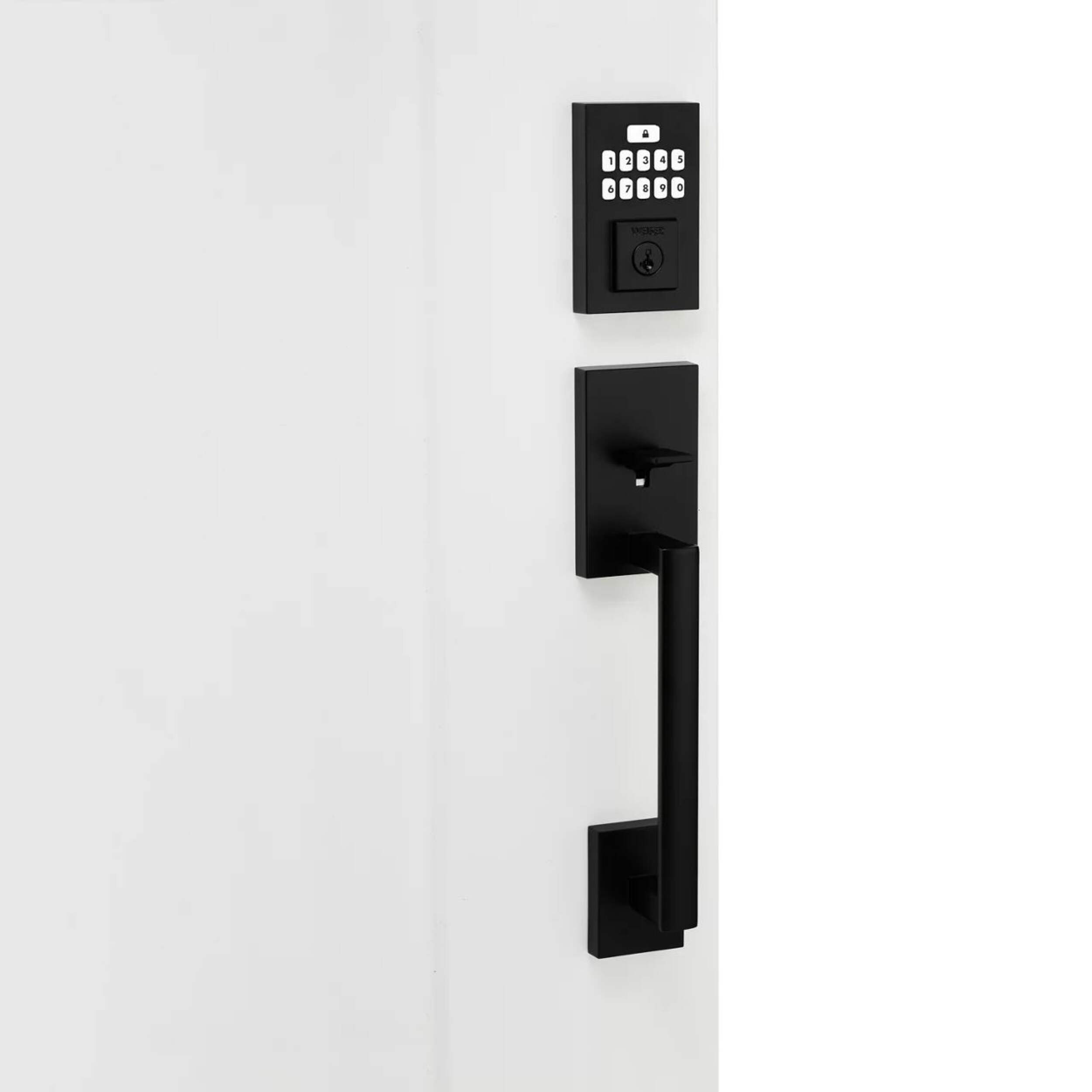 Weiser San Clemente X Smartcode Keyless Entry Door Handle Set With ...