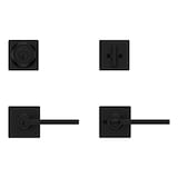 Weiser Elements Lever & Deadbolt, Matte Black Front_Flat