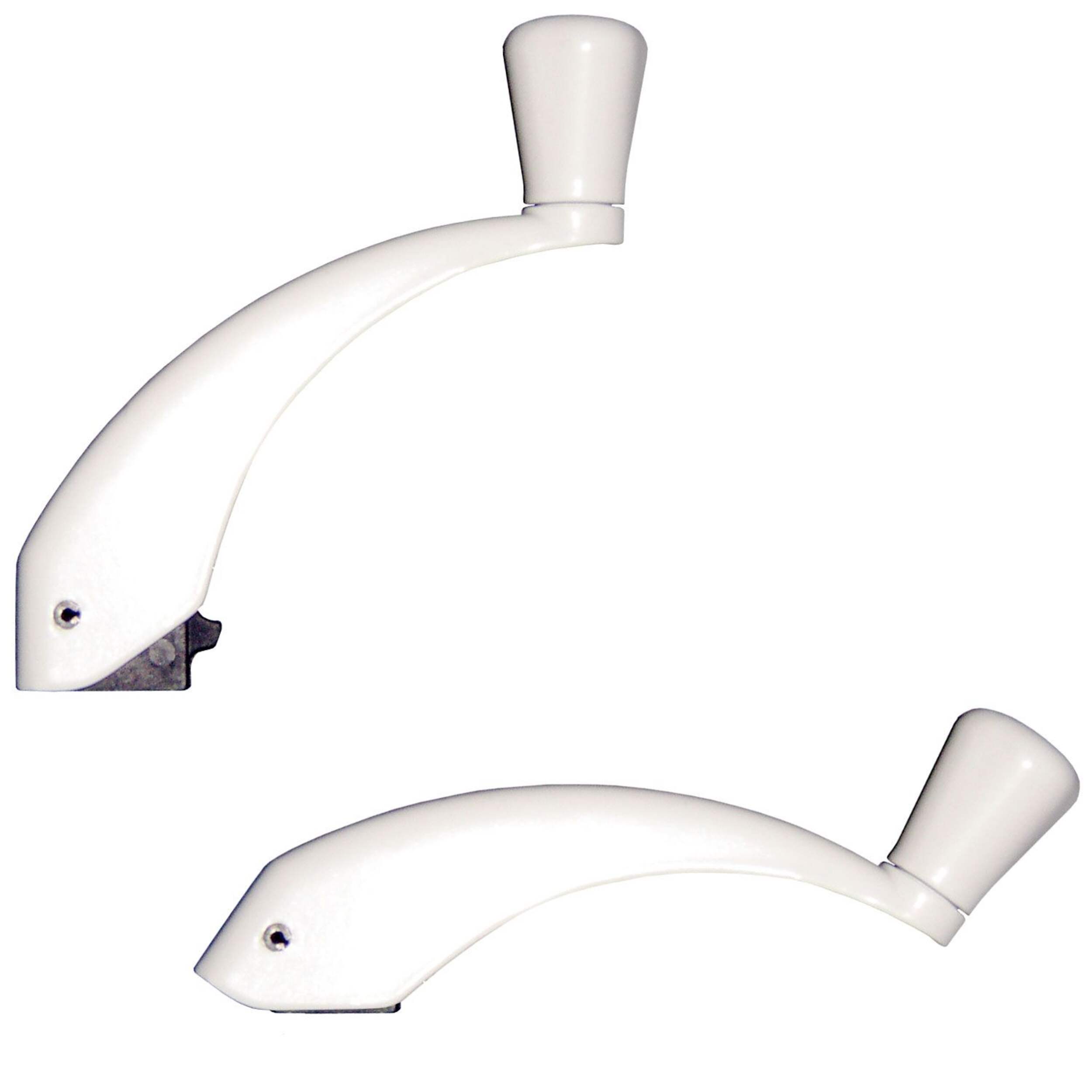 Ideal Security Fold Over Window Crank Handles, For Casement Windows, 2-pk Composite_or_Mixed