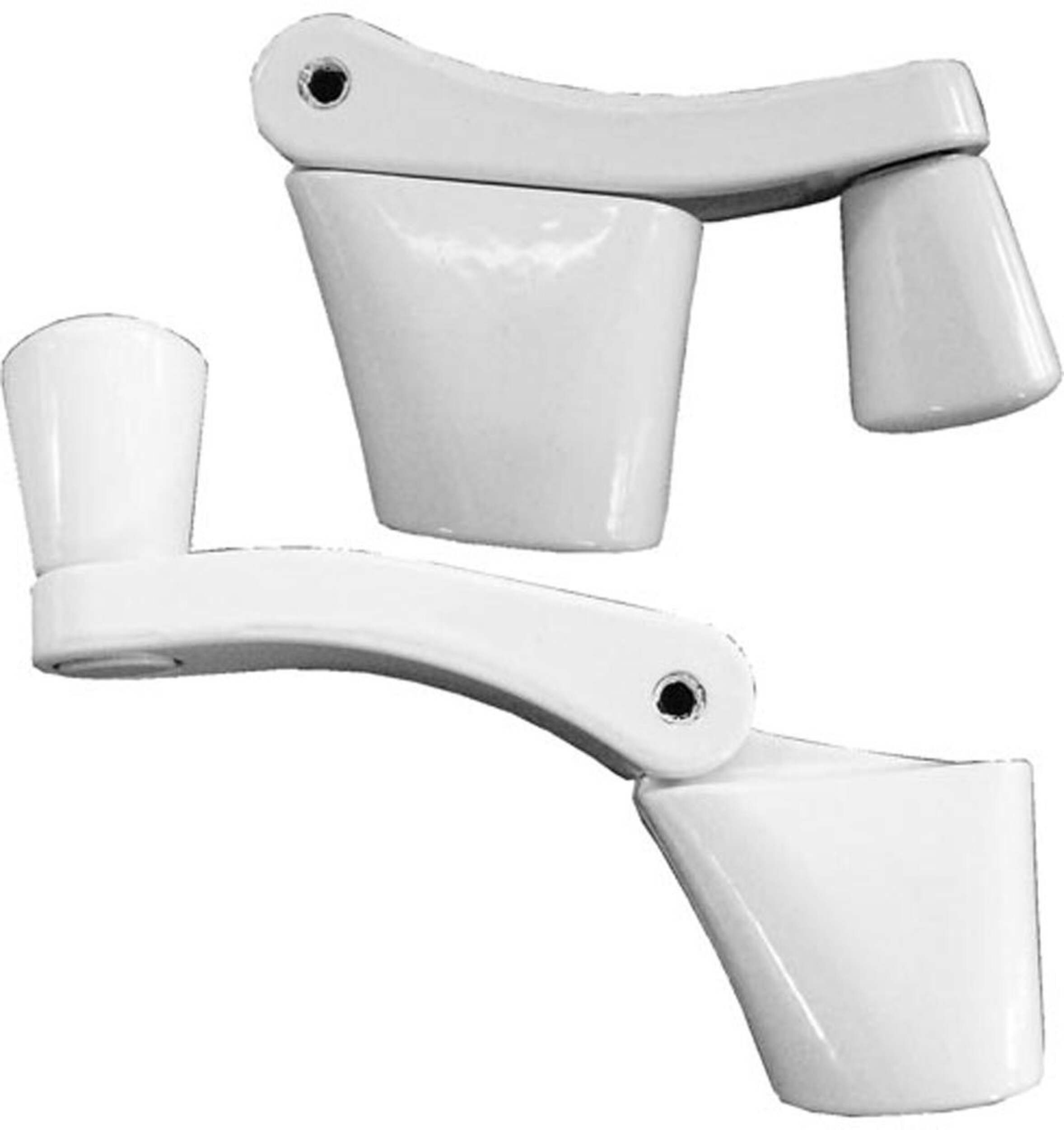 Ideal Security Folding Window Crank Handles, For Casement Windows, 2pk